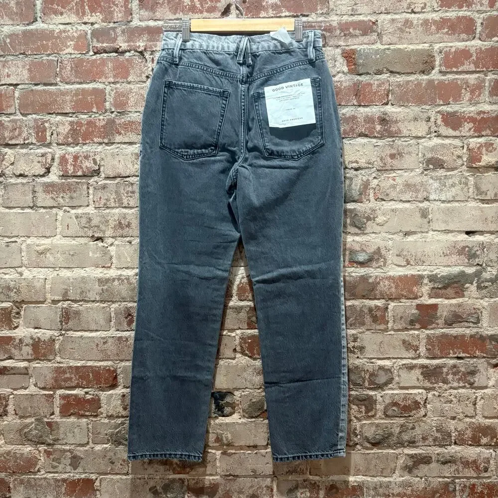 NEW Good American Good Vintage Two Tone Jeans Size 4/27‎
